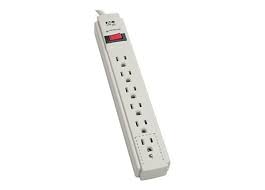 Eaton Tripp Lite Series Protect It! 6-Outlet Surge Protector, 4 ft. (1.22 m) Cord, 790 Joules, Diagnostic LED, Light Gray Housing - Protector contra sobretensiones - CA 120 V - conectores de salida: 6 - gris claro