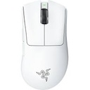 Razer DeathAdder V3 Pro - Ratón - ergonómico - diestro - óptico - 5 botones - inalámbrico - USB, Bluetooth - blanco