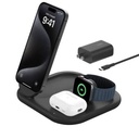 Belkin - Wireless charging stand - Lithium - Para iPhone 17 / Para iPhone 15 / Para iPhone 13 / Para iPhone 12