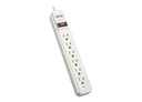 Eaton Tripp Lite Series Surge Protector Power Strip 120V 6 Outlet 6' Cord 790 Joule - Protector contra sobretensiones - 15 A - CA 120 V - 1800 vatios - conectores de salida: 6 - gris - para P/N: CLAMPUSBLK, CLAMPUSW
