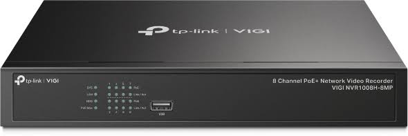 TP-Link - Standalone NVR - 8 Video Channels - VIGI NVR1008H-8MP
