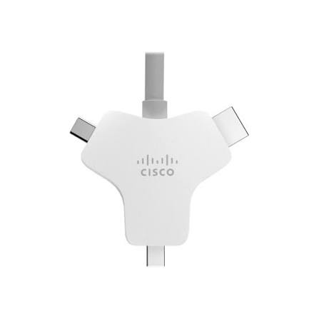 Cisco Multi-head - Cable de vídeo / audio / datos - HDMI macho a HDMI, Mini DisplayPort, 24 pin USB-C macho - 9 m - para Webex Room Kit Mini - No Encryption and No Radio, Room Kit Pro