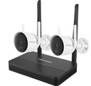 Hikvision DS-J142I/NKS424WBH - Network surveillance camera - 4MP H.265 two bullet WiFi NVS
