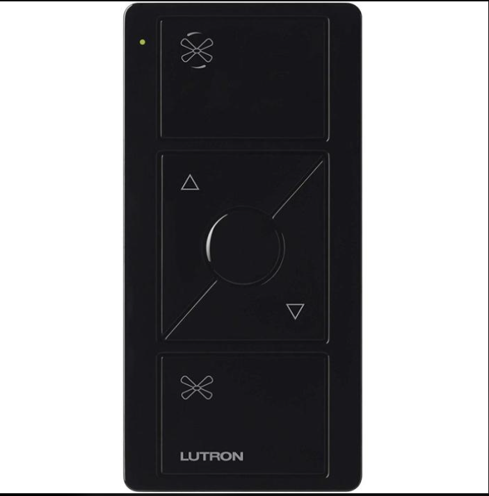 Lutron PJ2-3BRL-GBL-F01 – Pico Wireless Fan Control Black