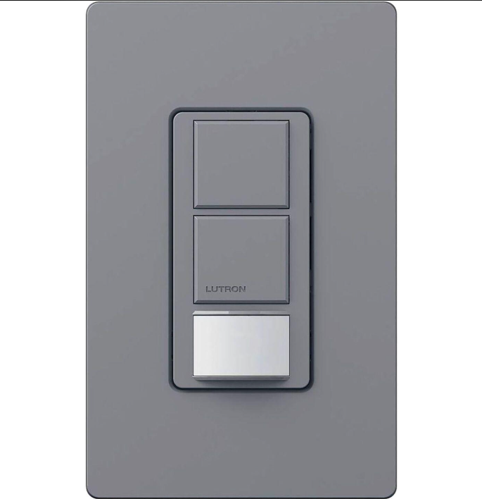 Lutron MS-OPS6-DDV-GR – Maestro Dual Circuit Motion Sensor Gray