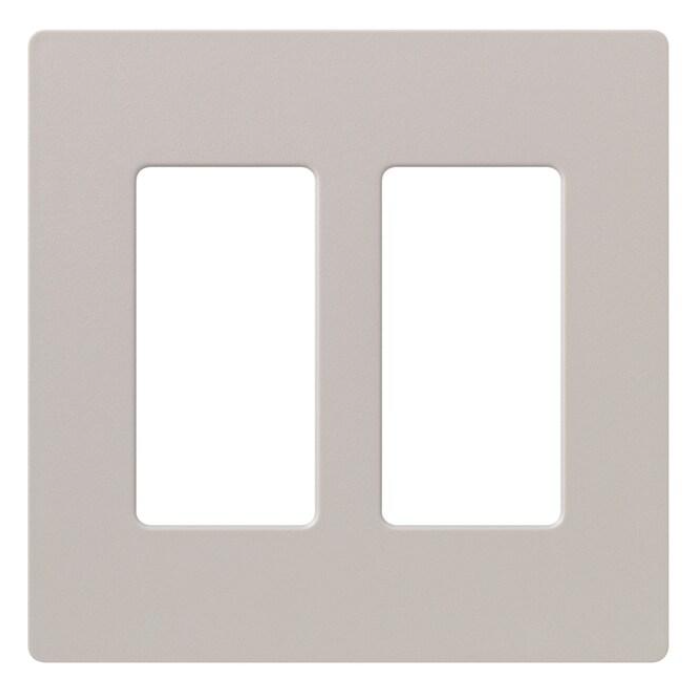 Lutron SC-2-TP – Claro 2-Gang Wallplate Taupe