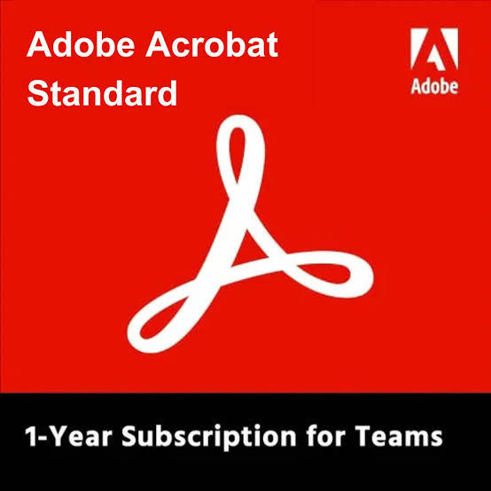 65297893BA01A12 Acrobat Standard for teams (Commercial - 1 Year)