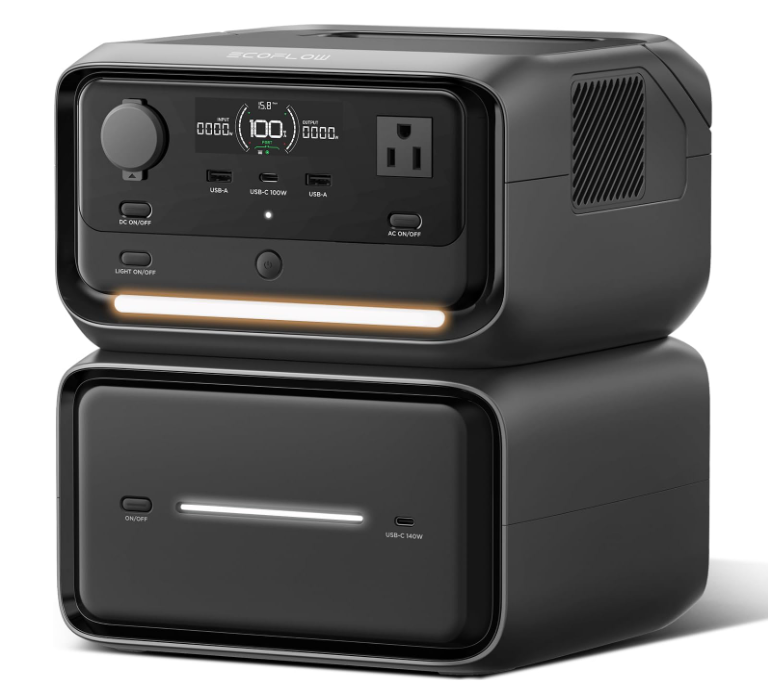 EF-RV-H02-1 - Estación de energía portátil EF ECOFLOW RIVER 3 Max Plus, 858Wh 990W