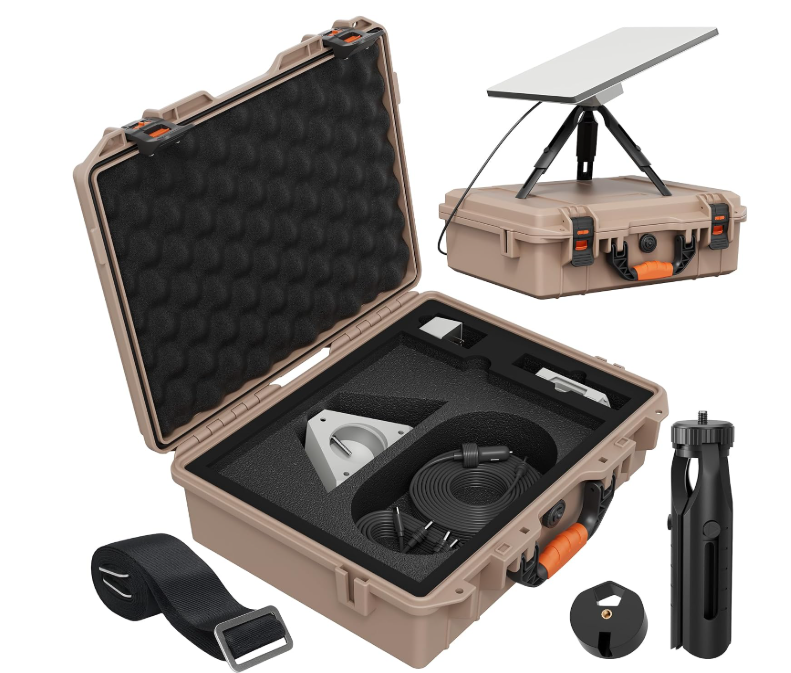 ZQ-MINI-BAG2-G-BR13 - Starlink - Mini funda con trípode, resistente al agua (Para Starlink Mini)