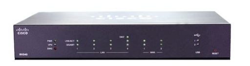 [RV340-K9-NA] RV340-K9-NA-/Cisco Small Business RV340 - Router - GigE - WAN ports: 2 - rack-mountable