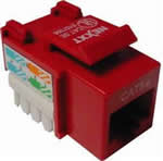 [AW110NXT13] Nexxt - Modular insert - RJ-45 - red - 1 port