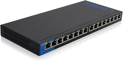[LGS116] Linksys Business LGS116 - Switch - unmanaged - 16 x 10/100/1000 - desktop, wall-mountable - AC 100/230 V - Port Gigabit Swtich