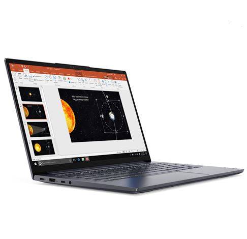 [82A3003ELM] Lenovo Yoga Slim7 14ITL05 - Notebook - 14" - 1920 x 1080 - Intel Core i7 1165G7 / 2.8 GHz - 16 GB DDR4 SDRAM - 512 GB SSD - Intel Iris Xe Graphics - Windows 10 Home 64-bit Edition - 1-year warranty