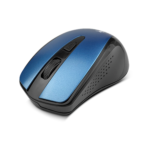 [XTM-315BL] Xtech - XTM-315BL - Mouse - 2.4 GHz - Wireless - Blue - 4-button 1600dpi