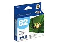 [T082520-AL] Epson 82 - Cián claro - original - cartucho de tinta - para Stylus Photo R270, RX590, TX730WD