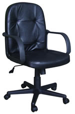 [AM160GEN27] Executive Chair w/Arm Rest (Black)