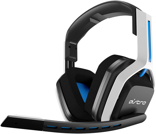 [939-001876] ASTRO Gaming A20 Wireless Headset Gen 2 for PlayStation 5, PlayStation 4, PC, Mac - Auricular - tamaño completo - 2,4 GHz - inalámbrico - blanco, azul - para Sony PlayStation 4, Sony PlayStation 4 Pro, Sony PlayStation 4 Slim, Sony PlayStation 5