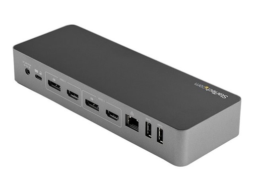 [DK30C2DPEP] StarTech.com Docking Station Universal para Portátil - Dock USB-C y USB 3.0 - HDMI y DP Doble - PD 100W - Mac Windows y Chrome OS - Estación de conexión - USB-C - 2 x HDMI, 2 x DP - GigE - 170 vatios