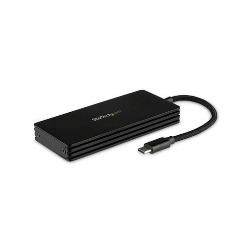 [SM21BMU31CI3] StarTech.com Caja USB 3.1 (10Gbps) USB-C para SSD M.2 SATA - Caja Externa Portátil para Disco USB Tipo C - de Aluminio - Caja de almacenamiento - M.2 - M.2 Card - 6 Gbit/s - USB 3.1 (Gen 2) - negro - para P/N: PEXUSB321C