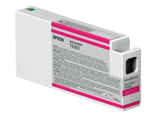 [C13T636300] Epson UltraChrome HDR - 700 ml - magenta vívido - original - cartucho de tinta - para Stylus Pro 7700, Pro 7890, Pro 7900, Pro 9700, Pro 9890, Pro 9900, Pro WT7900