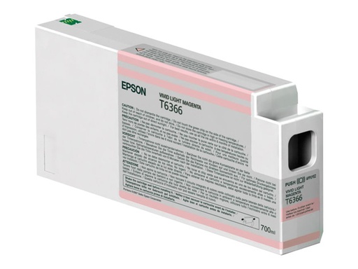 [C13T636600] Epson UltraChrome HDR - 700 ml - magenta vívido suave - original - cartucho de tinta - para Stylus Pro 7890, Pro 7900, Pro 9890, Pro 9900, Pro WT7900