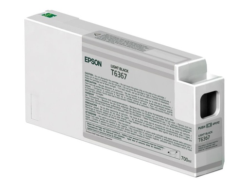 [C13T636700] Epson UltraChrome HDR - 700 ml - negro claro - original - cartucho de tinta - para Stylus Pro 7890, Pro 7900, Pro 9890, Pro 9900, Pro WT7900