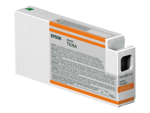 [C13T636A00] Epson UltraChrome HDR - 700 ml - naranja - original - cartucho de tinta - para Stylus Pro 7900, Pro 7900 AGFA, Pro 9900, Pro WT7900, Pro WT7900 Designer Edition