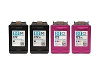 [CH562HL] HP 122 - 1.5 ml - amarillo, cián, magenta - original - cartucho de tinta - para Deskjet 1000 J110, 10XX, 15XX, 2050 J510, 2050A J510, 2054A J510, 25XX; Envy 45XX