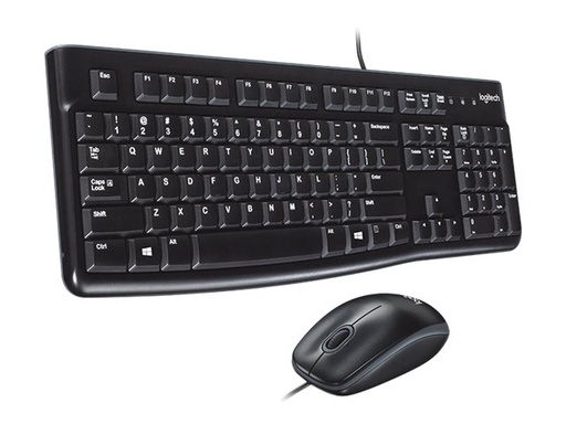 [920-002565] Logitech Desktop MK120 - Juego de teclado y ratón - USB - inglés