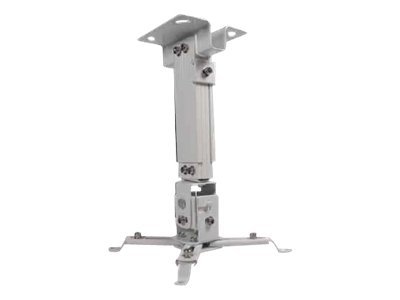 [KPM-580W] Klip Xtreme KPM-580W - Mount (pies, montaje en techo inclinado) para proyector - aluminio, acero - blanco - se puede instalar en el techo