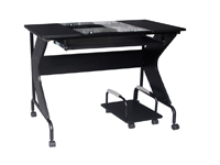 [CT-1027] Computer Desk Black- Lombardi