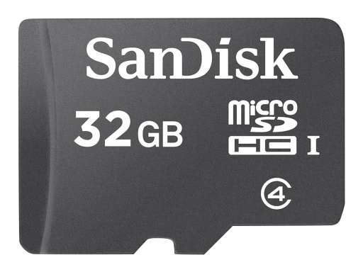 [SDSDQM-032G-B35A] SanDisk - Tarjeta de memoria flash - 32 GB - Class 4 - microSDHC - negro