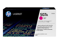 [CE403A] HP 507A - Magenta - original - LaserJet - cartucho de tóner (CE403A) - para LaserJet Enterprise MFP M575; LaserJet Enterprise Flow MFP M575; LaserJet Pro MFP M570