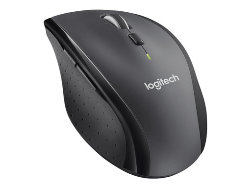 [910-001935] Logitech Marathon M705 - Ratón - ergonómico - diestro - laser - 7 botones - inalámbrico - 2.4 GHz - receptor inalámbrico USB - carbón