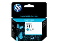 [CZ130A] HP 711 - 29 ml - cián - original - DesignJet - cartucho de tinta - para DesignJet T100, T120, T120 ePrinter, T125, T130, T520, T520 ePrinter, T525, T530