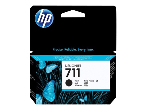 [CZ129A] HP 711 - 38 ml - negro - original - DesignJet - cartucho de tinta - para DesignJet T100, T120, T120 ePrinter, T125, T130, T520, T520 ePrinter, T525, T530