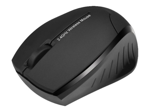 [KMO-310BK] Klip Xtreme KMO-310BK Beetle - Ratón - diestro y zurdo - óptico - 3 botones - inalámbrico - 2.4 GHz - receptor inalámbrico USB - negro