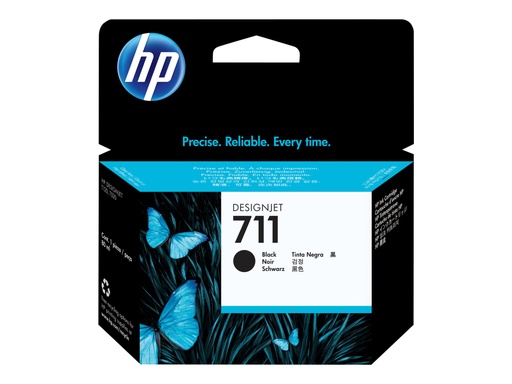 [CZ133A] HP 711 - 80 ml - negro - original - cartucho de tinta - para DesignJet T100, T120, T120 ePrinter, T125, T130, T520, T520 ePrinter, T525, T530