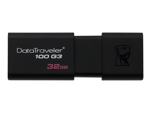 [DT100G3/32GB] Kingston DataTraveler 100 G3 - Unidad flash USB - 32 GB - USB 3.0 - negro
