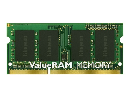 [KVR13S9S8/4] Kingston ValueRAM - DDR3 - módulo - 4 GB - SO DIMM de 204 espigas - 1333 MHz / PC3-10600 - CL9 - 1.5 V - sin búfer - no ECC