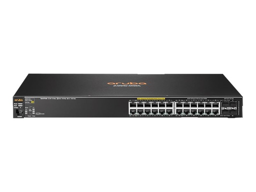 [J9773A] HPE Aruba 2530-24G-PoE+ - Conmutador - Gestionado - 24 x 10/100/1000 (PoE+) + 4 x Gigabit SFP - sobremesa, montaje en rack, montaje en pared - PoE+