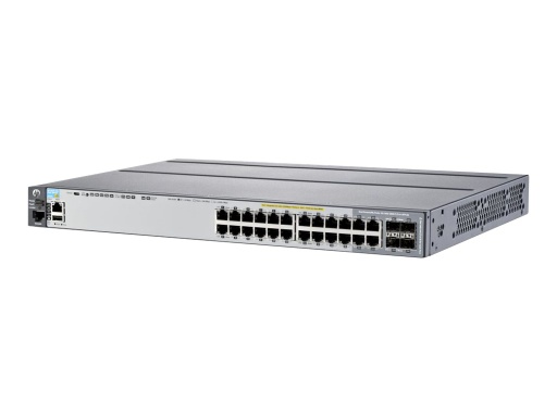 [J9727A] HPE Aruba 2920-24G-PoE+ - Conmutador - L3 - Gestionado - 20 x 10/100/1000 + 4 x Gigabit SFP combinado - montaje en rack - PoE+