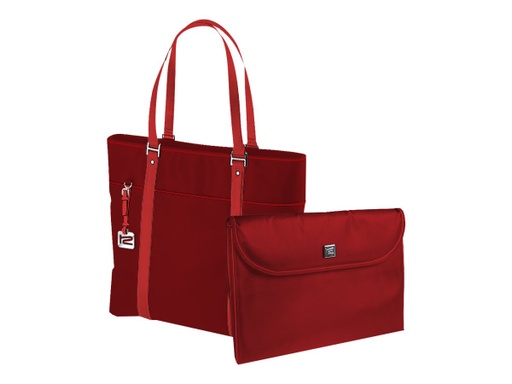 [KNB-460RD] Klip Xtreme Verona - Funda de transporte para portátil - 15.4" - rojo
