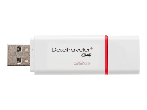 [DTIG4/32GB] Kingston DataTraveler G4 - Unidad flash USB - 32 GB - USB 3.0 - rojo