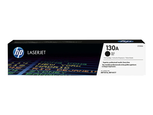[CF350A] HP 130A - Negro - original - LaserJet - cartucho de tóner (CF350A) - para Color LaserJet Pro MFP M176n, MFP M177fw