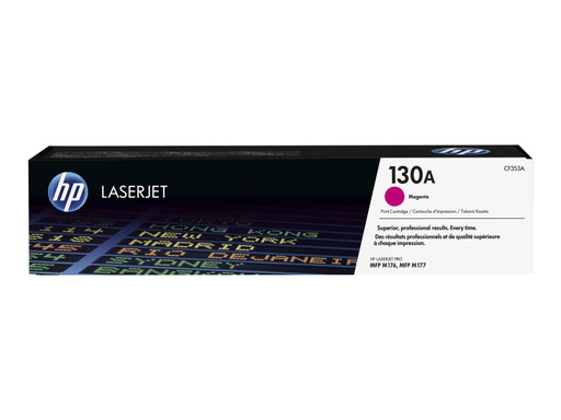 [CF353A] HP 130A - Magenta - original - LaserJet - cartucho de tóner (CF353A) - para Color LaserJet Pro MFP M176n, MFP M177fw