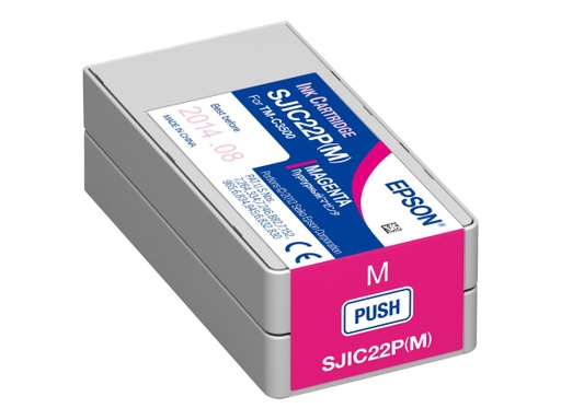 [C33S020582] Epson SJIC22P(M) - Magenta - original - cartucho de tinta - para ColorWorks TM-C3500; TM C3500