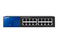 [SE3016] Linksys SE3016 - Conmutador  - sin gestionar - 16 x 10/100/1000 - sobremesa, - 2 años de garantía 