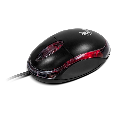 [XTM-195] Xtech - Mouse - Wired - USB - Black - 3D optical