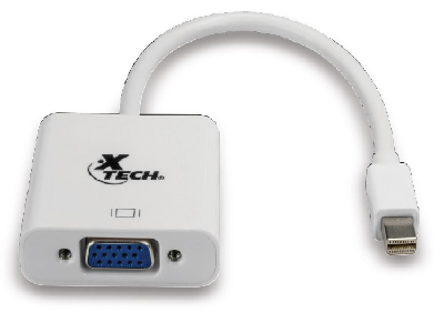 [XTC-340] Xtech - Display adapter - Mini DisplayPort - VGA adapter